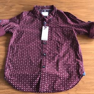 - NEW Boys POLO 5-6 long sleeve rolled